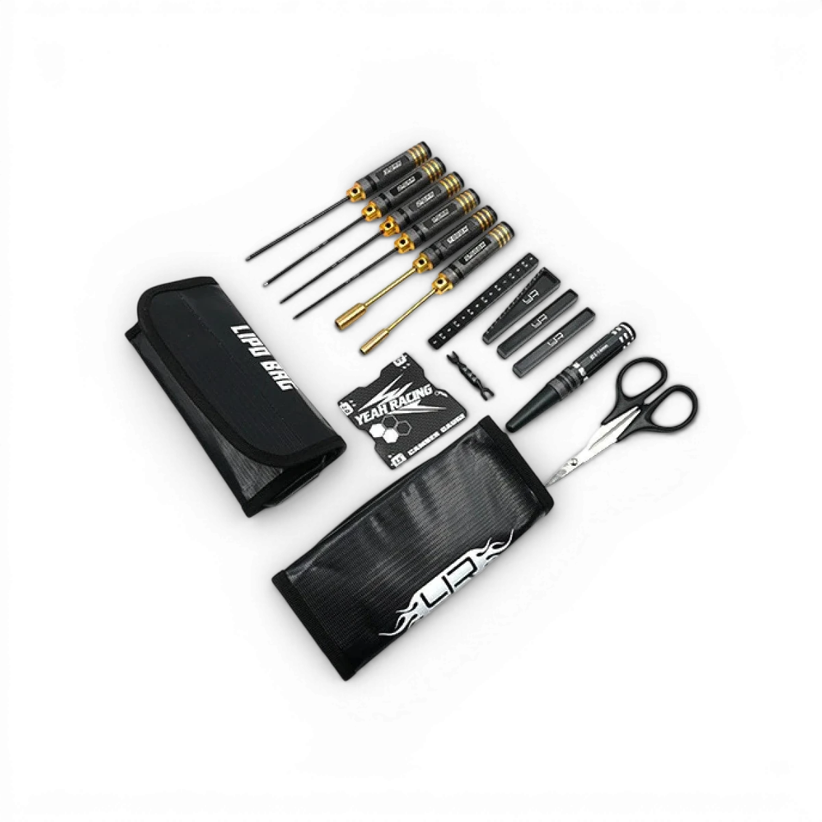 Set d'outil + sac lipo - Yeah Racing - DriftParadiZ