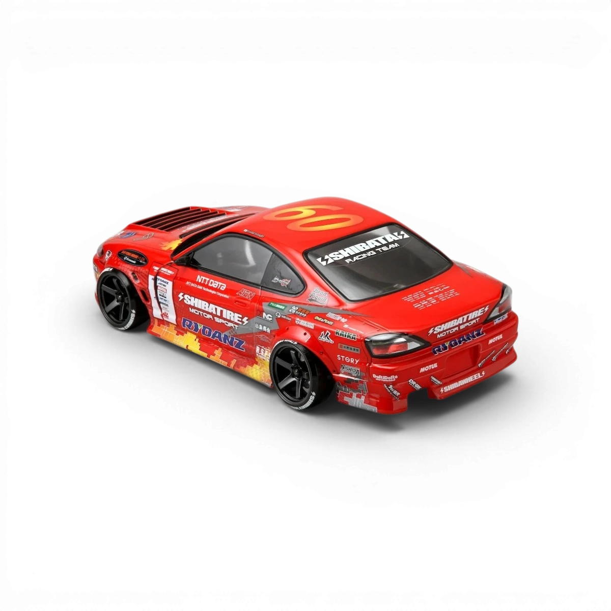 Ensemble de stickers SHIBATA DRIFT RACING TEAM 2023 pour personnalisation, avec logos et designs de la marque sur fond transparent.