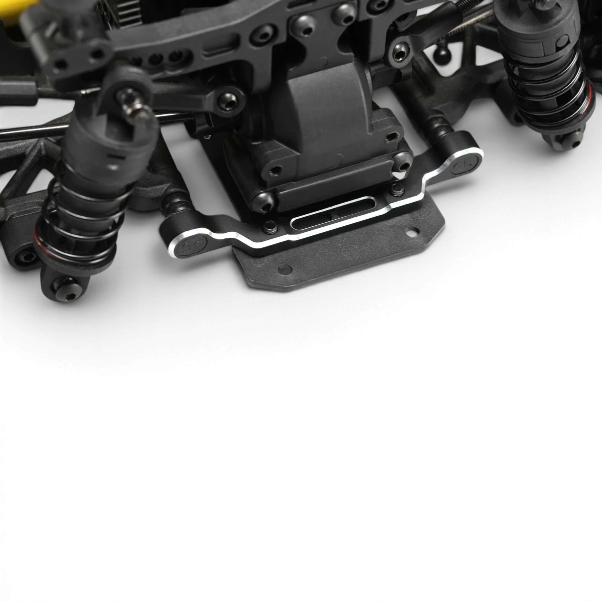 Support de suspension en aluminium pour RD2.0, pièce détachée, fabriqué par Team Yokomo, visible dans le set de pièces détachées.