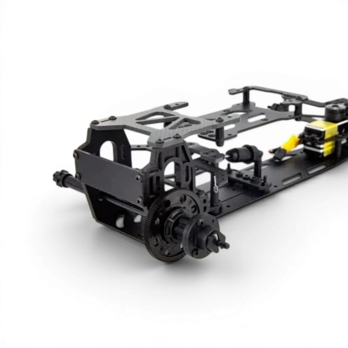 Ensemble de transformation HD LP-86 de D'like avec pièces en plastique noir et détails techniques visibles.