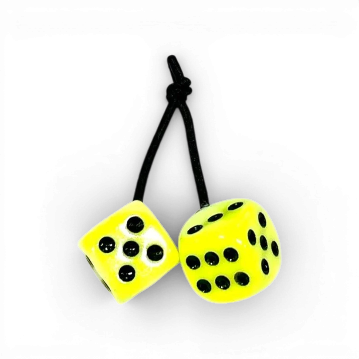 Ensemble de dés NEON personnalisables ETO Works avec dés en rose fluo, parfait pour la customisation de jeux de société.