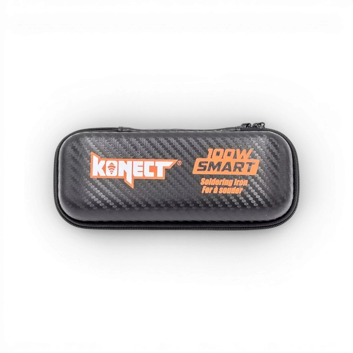 Ensemble fer à souder portable de 100W avec deux pannes, de la marque Konect, pour travaux de soudure précis.