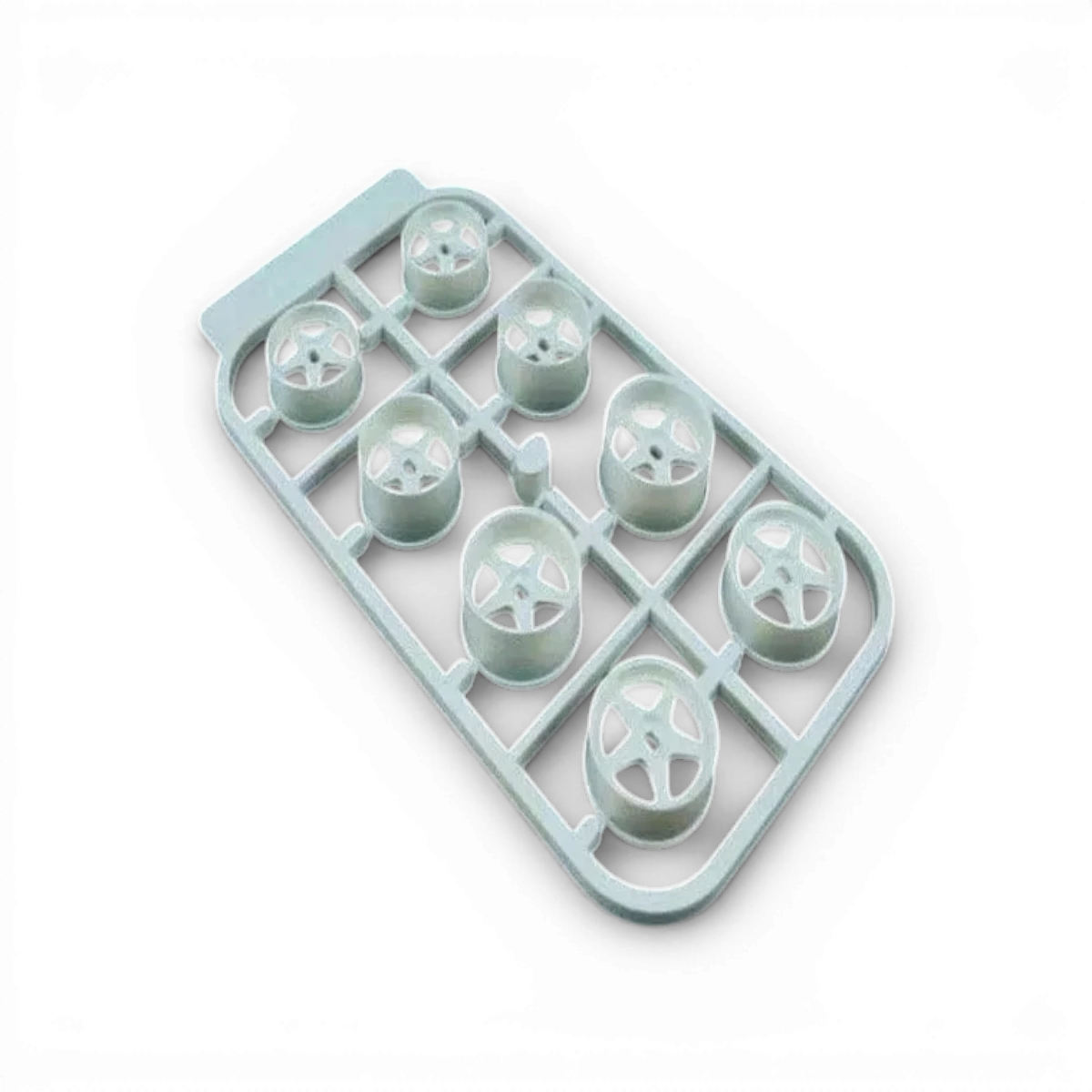 Ensemble de jantes blanches RTS pour voitures, avec tailles 20-22mm et épaisseurs 8.5-11mm, de la marque RhinoRacing