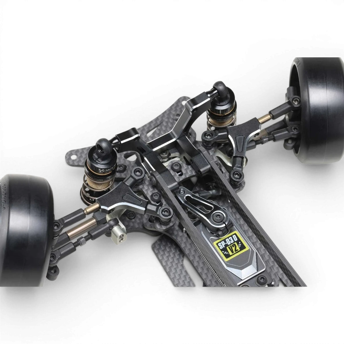 Ensemble de triangles supérieurs avant en aluminium pour MD1.0, pièce détachée pour voiture RC Team Yokomo.