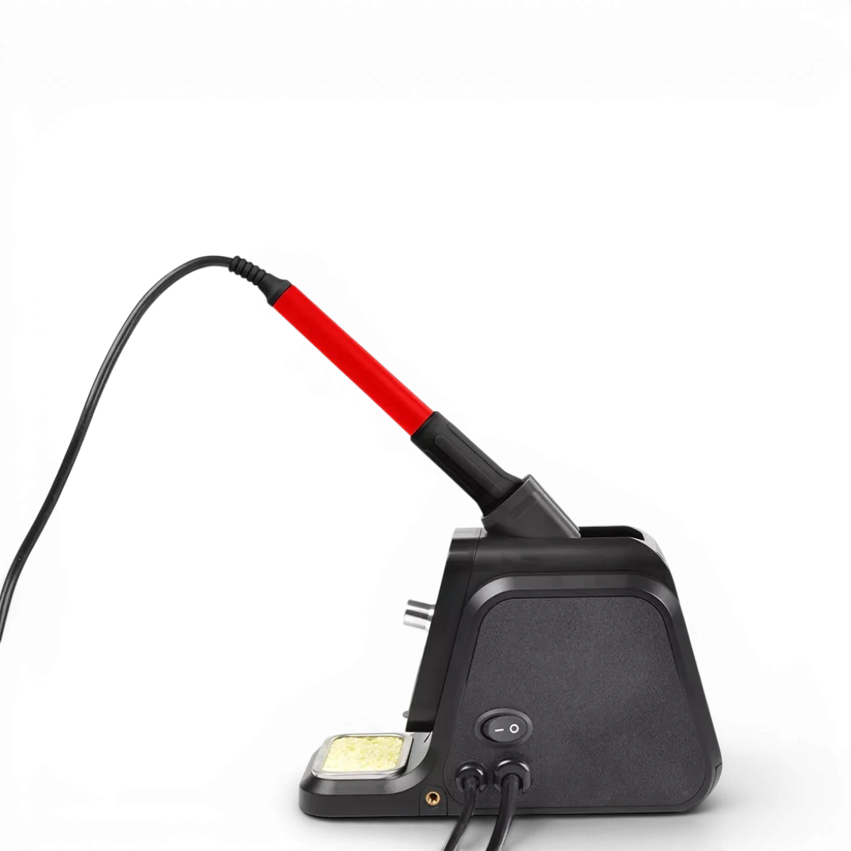 Station de soudage digitale Corally DSS PRO 80W avec écran et pistolet de soudage pour travaux précis, vue de face.