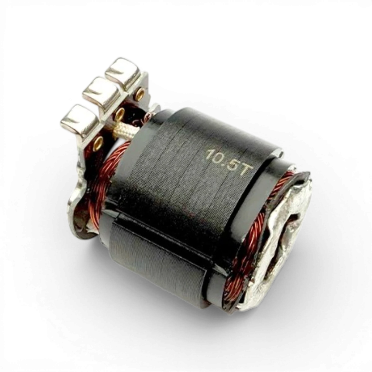 Stator de rechange pour moteur RC drift Absolute1 10,5T, marque Team Reve D, visible avec composants électriques.