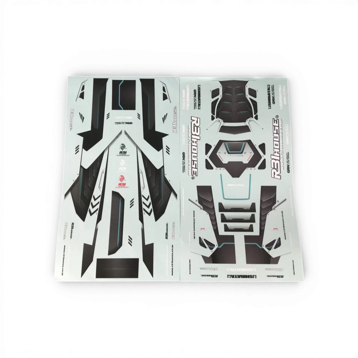 Autocollant en vinyle G Power Concept de la marque SHIBATA, design personnalisé pour la customisation de véhicules.
