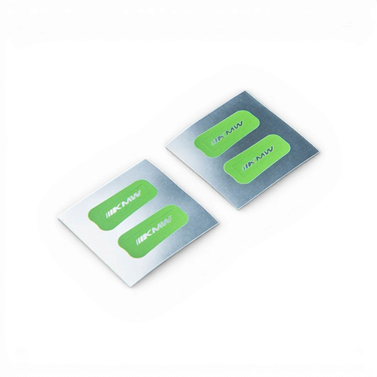 Stickers de jante KMW vert, 4 pièces, pour roue de voiture, de la marque Max Speed Technology, décoratifs pour jantes.
