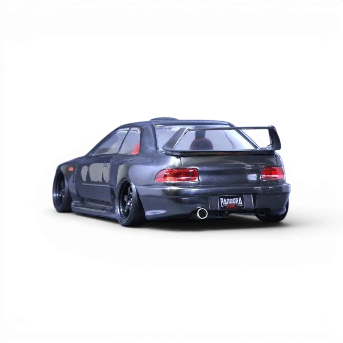 Carrosserie pour Subaru Impreza 22B STI de Pandora RC, modèle détaillé et réaliste, vue de face avec finition précise.
