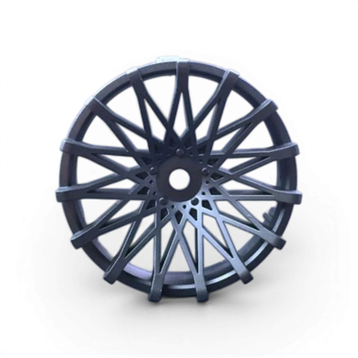 Centre de roue Super RIM Dahlia noir pour Tetsujin, design moderne et élégant, adapté pour véhicules de drift.