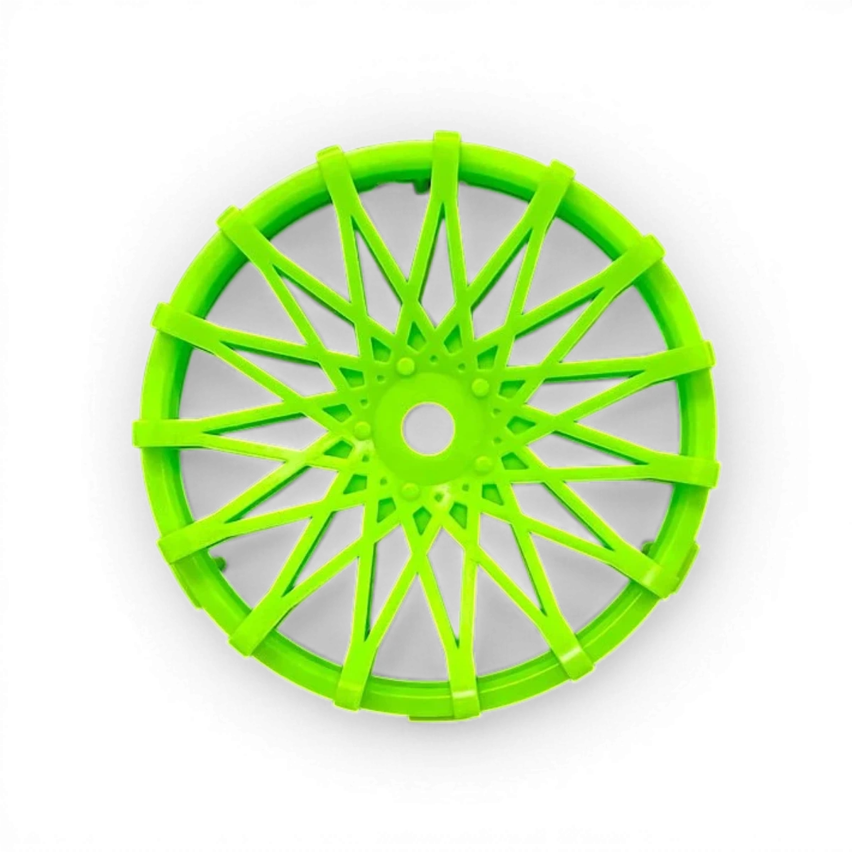 Centre de roue Super RIM Dahlia Vert Tetsujin, design élégant avec finition verte pour vélo.