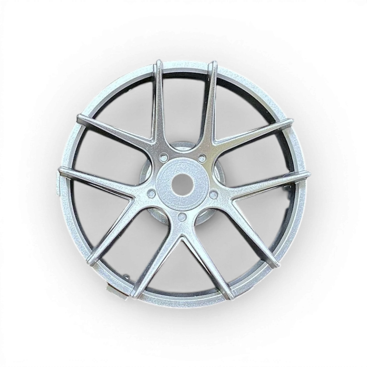 Centre de roue Super RIM Jasmine gris mat de la marque Tetsujin, avec finition élégante et détails précis.