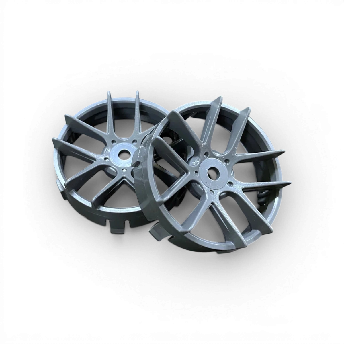 Centre de roue Super RIM Jasmine gris de la marque Tetsujin, avec design élégant et finition en gris pour vélo.