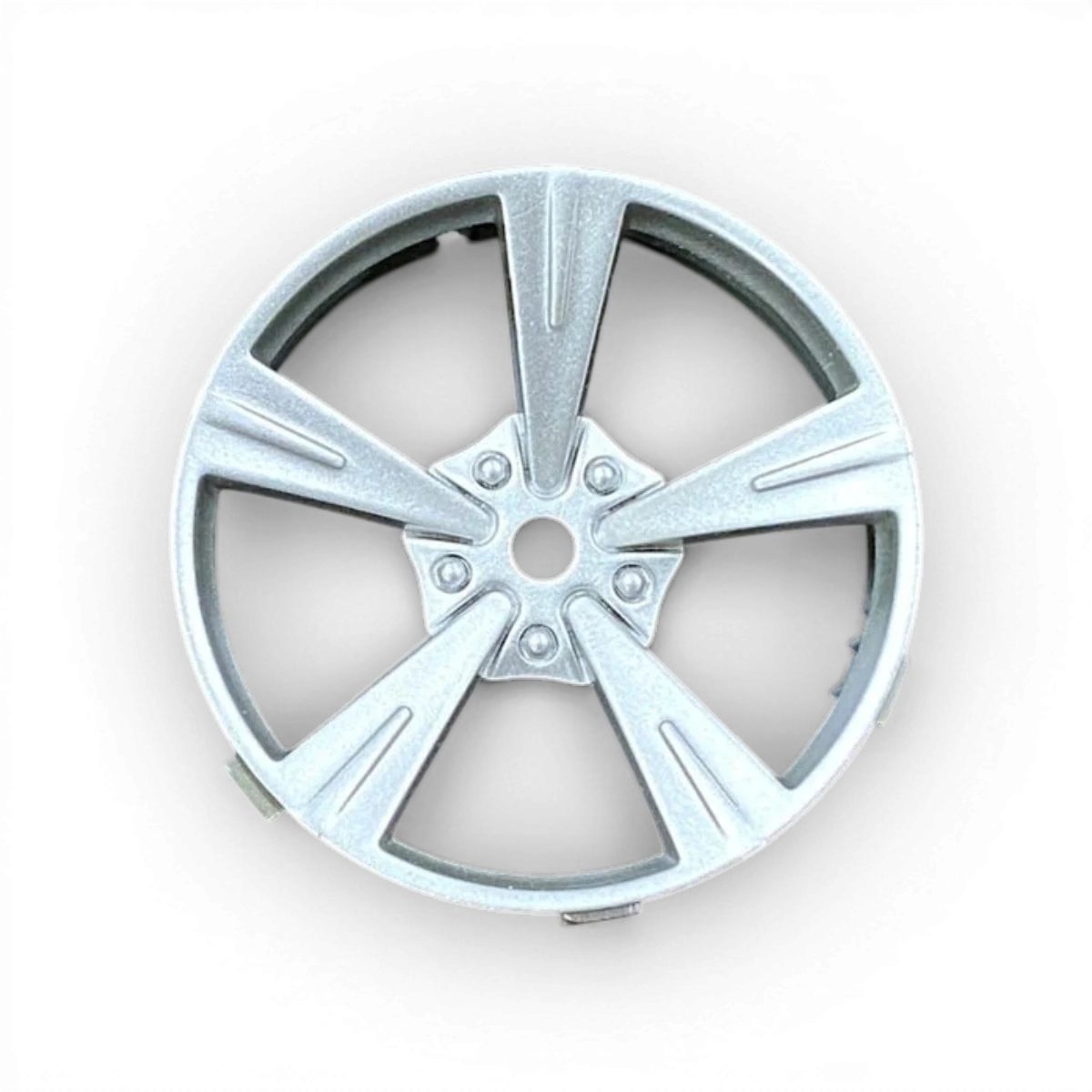 Roue Tetsujin Super RIM centre Mandarin gris pour vélo, design moderne avec fini gris foncé, vue de face.