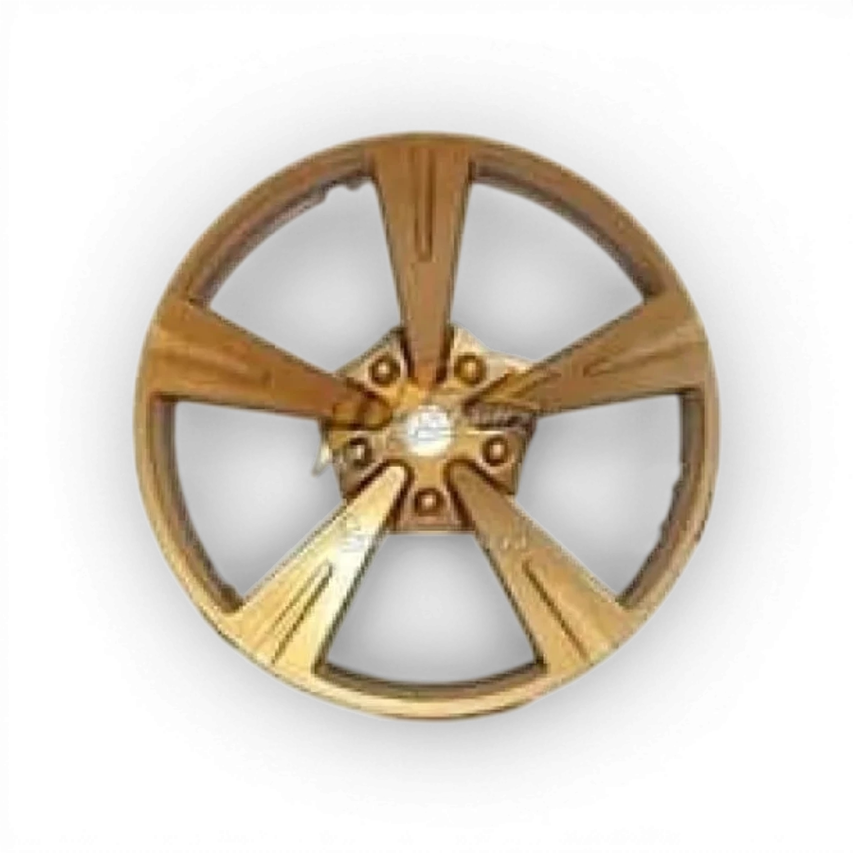 Centre de roue Super RIM Mandarin OR Tetsujin, design coloré et robuste pour vélo, visible avec détails précis sur la roue.
