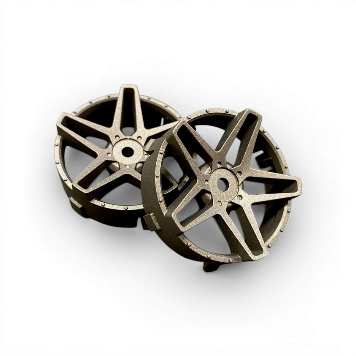 Centre de roue Super RIM Southern Cross en bronze de marque Tetsujin, pièce de véhicule robuste et élégante.