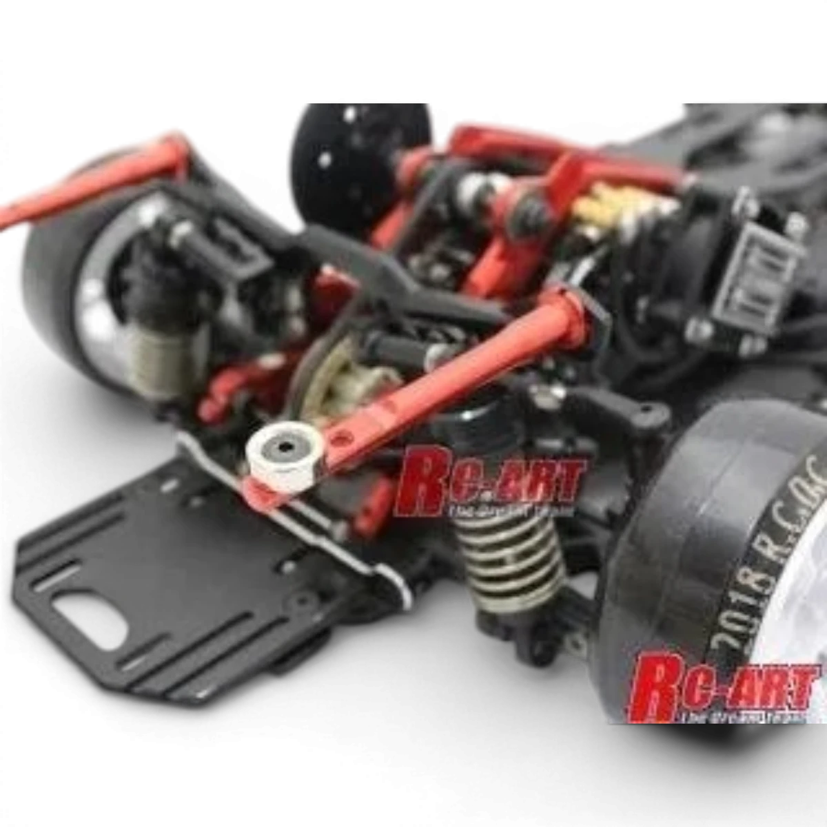 Support aimanté invisible léger pour l'arrière, personnalisé, compatible avec RC Art DriftParadiz 2, pour une fixation discrète.