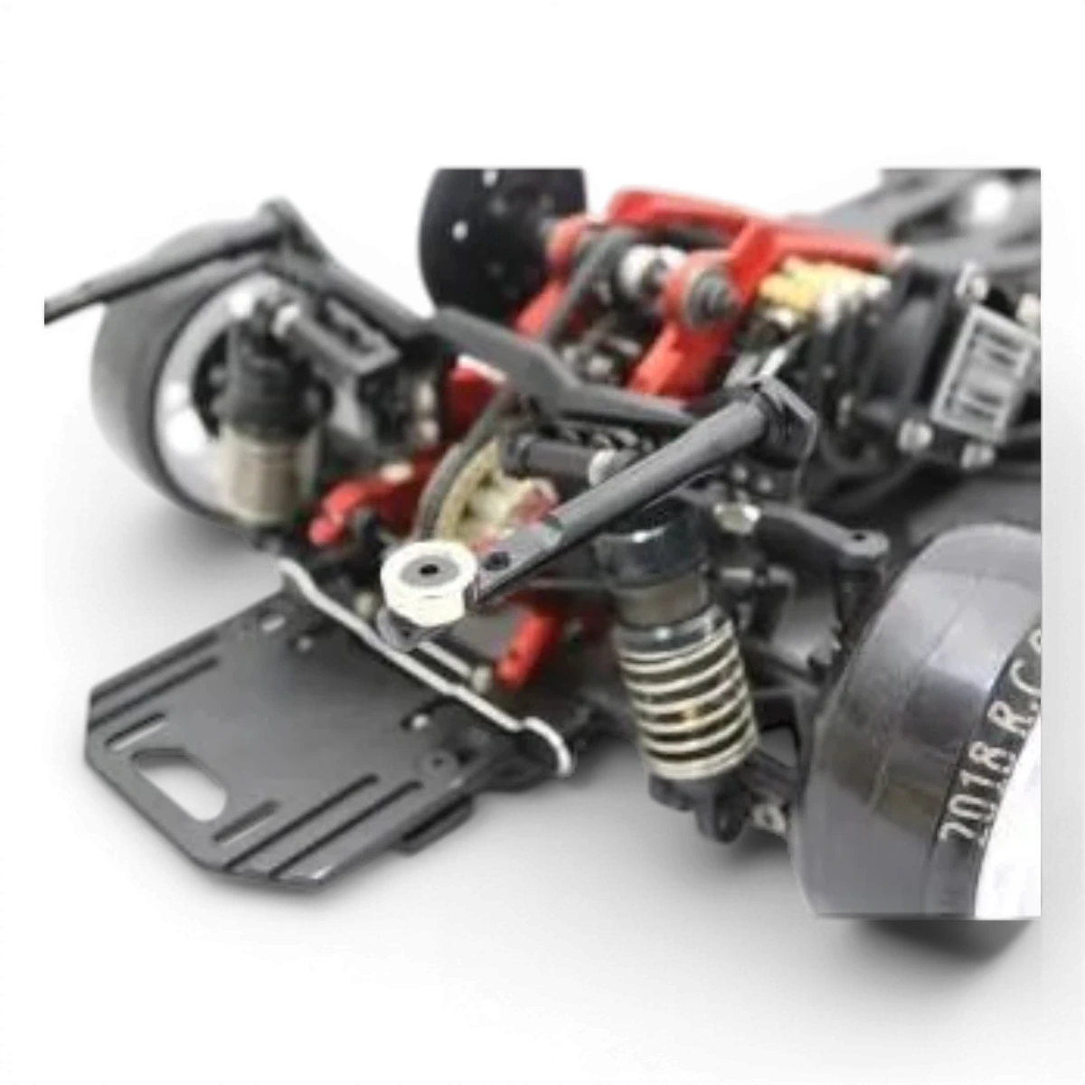 Support aimanté invisible léger pour l'arrière, conçu pour la customisation RC Art, idéal pour les modèles de drift.