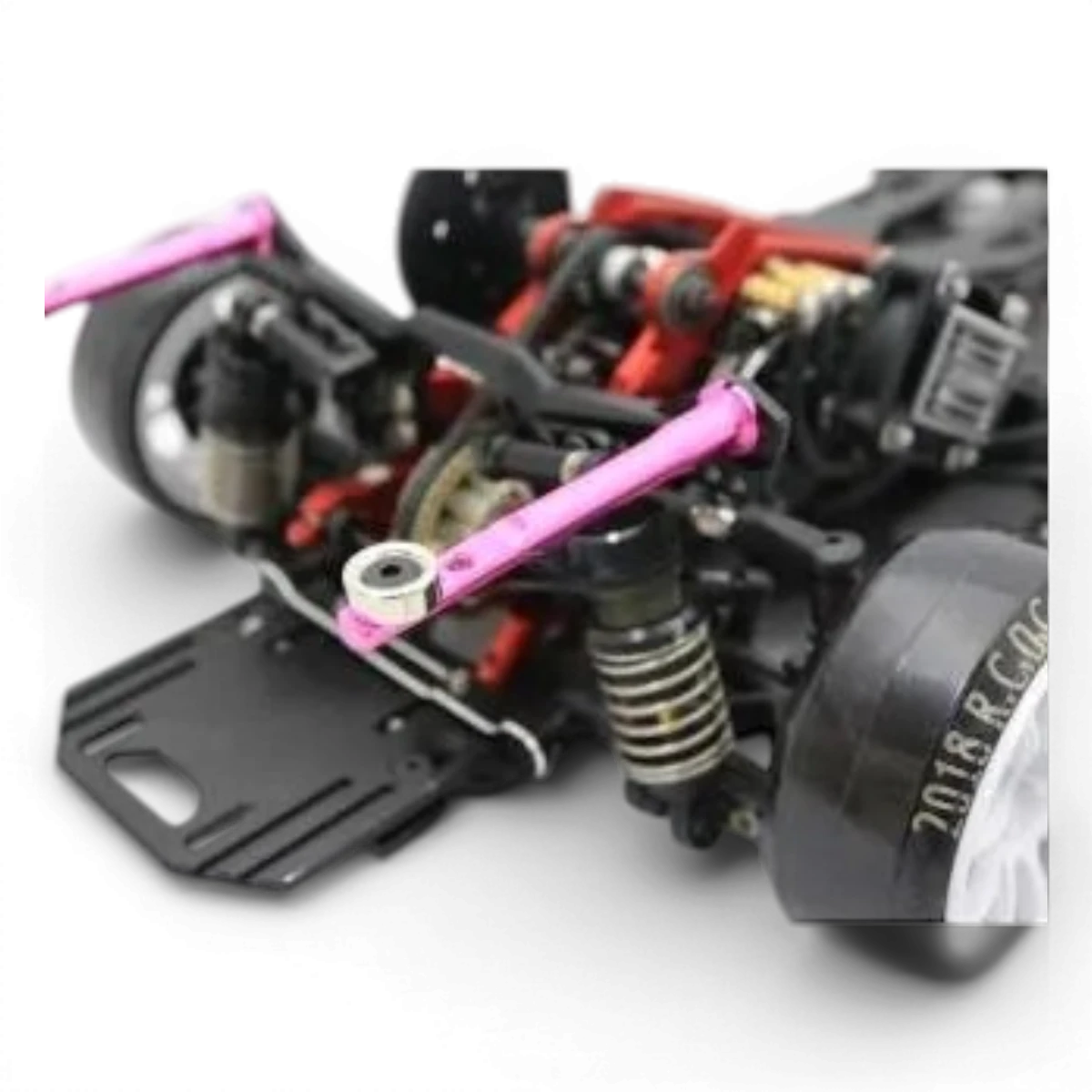 Support aimanté invisible léger pour l'arrière, compatible avec RC Art DriftParadiz 5, conçu pour la customisation de véhicule RC.