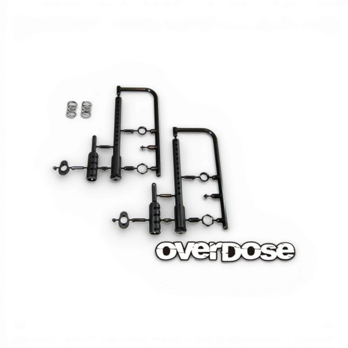 Support de carrosserie "attache capot" Overdose pour personnalisation, fixation robuste pour capots de voiture, image de détail.