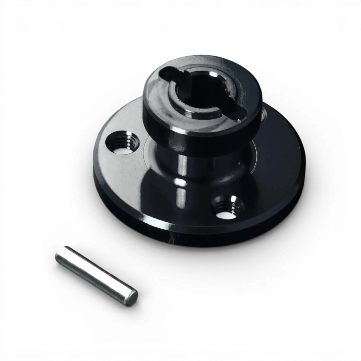Support de couronne en aluminium noir pour Max Speed Technology RMX/RRX 2.0-2.5, pièce détachée robuste pour drone.