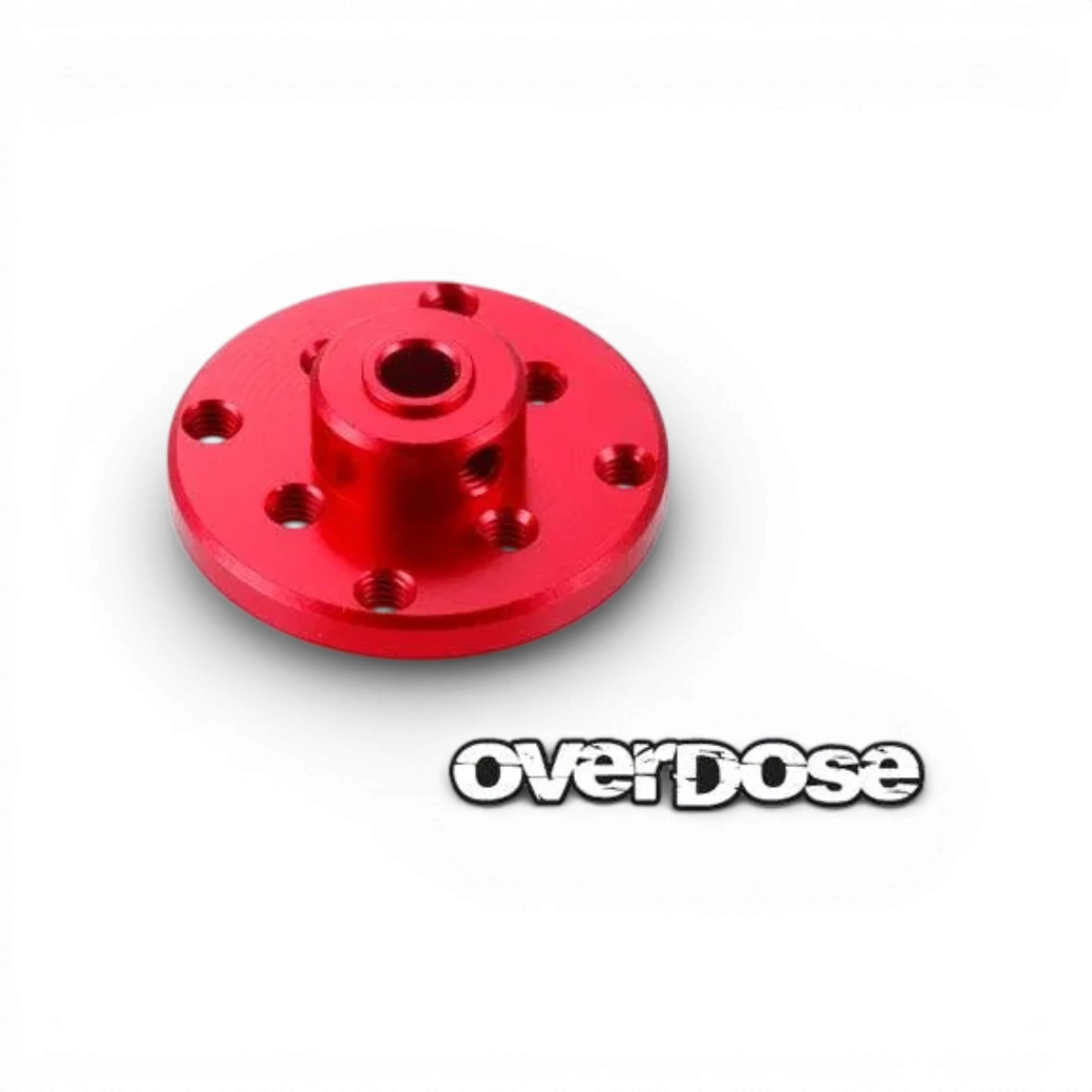 Support de couronne en aluminium Overdose pour pièces détachées, avec fixation robuste et finition élégante.