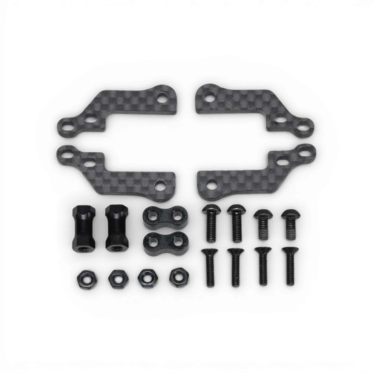 Support de batterie en carbone mat pour MD1.0, pièce détachée de Team Yokomo, robuste et léger pour modélisme RC.