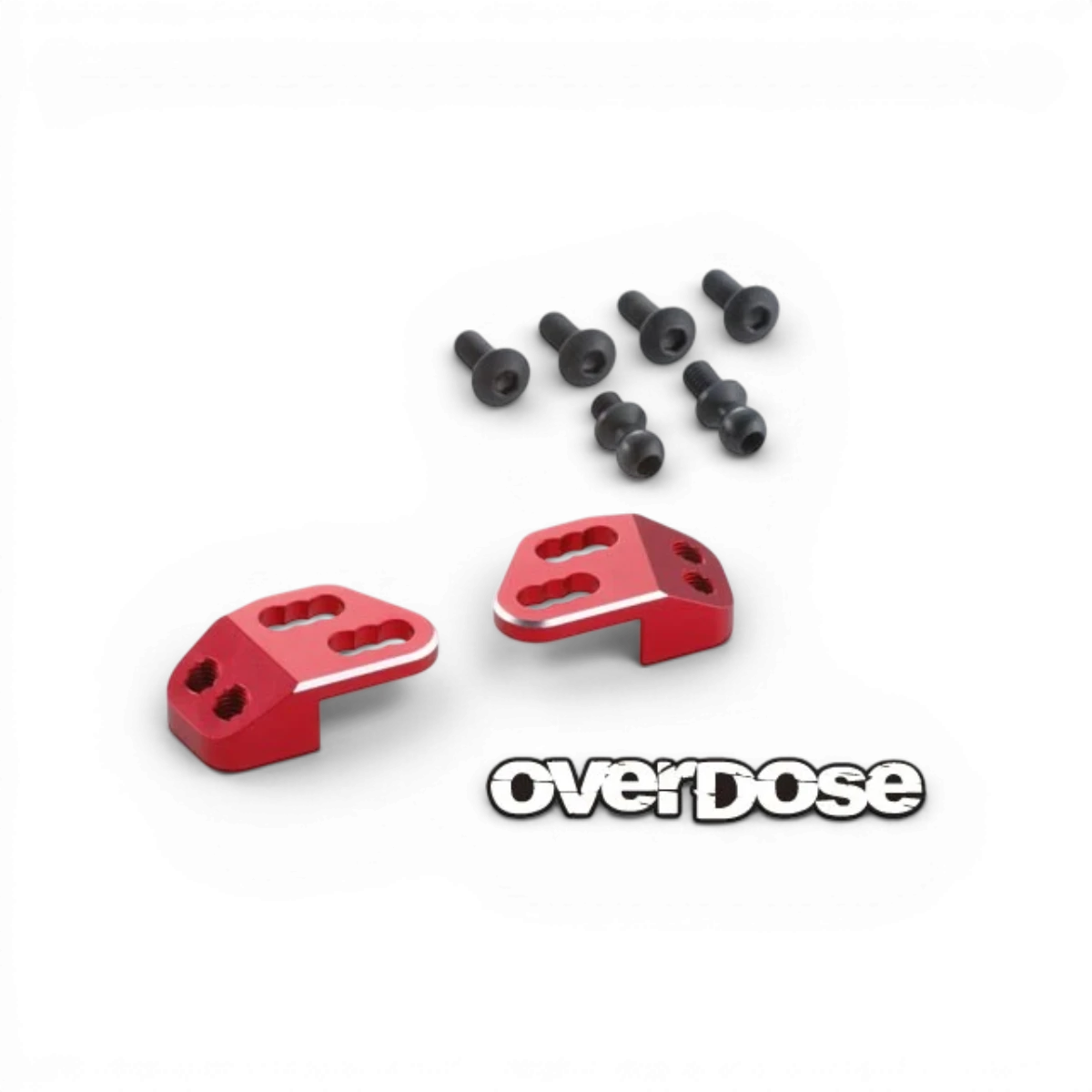 Support de bras supérieur arrière large offset pour vélo Overdose, pièce détachée robuste et durable, compatible avec plusieurs modèles.