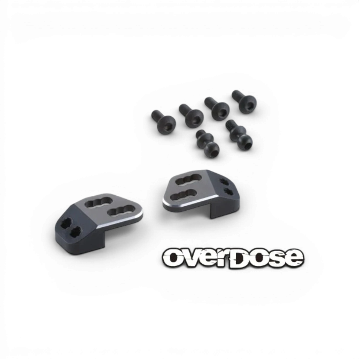Support de bras supérieur arrière large offset Overdose, pièce détachée pour vélo, visible en détail dans l'image.