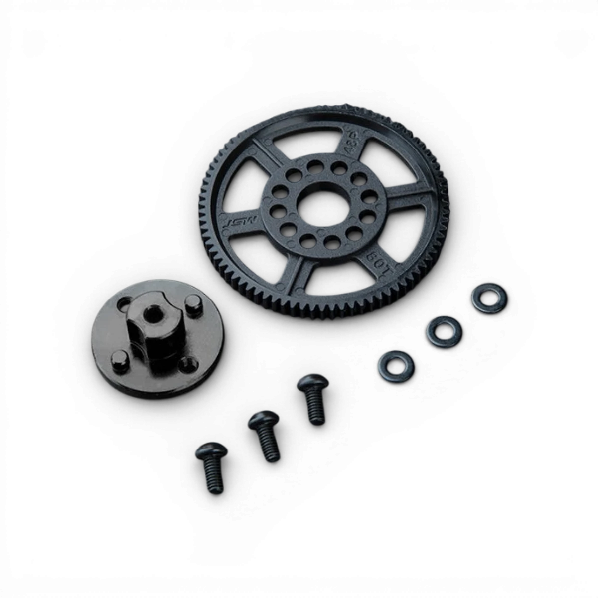 Support de couronne en aluminium RMX 4 de Max Speed Technology, pièce détachée rouge pour vélo ou moto.
