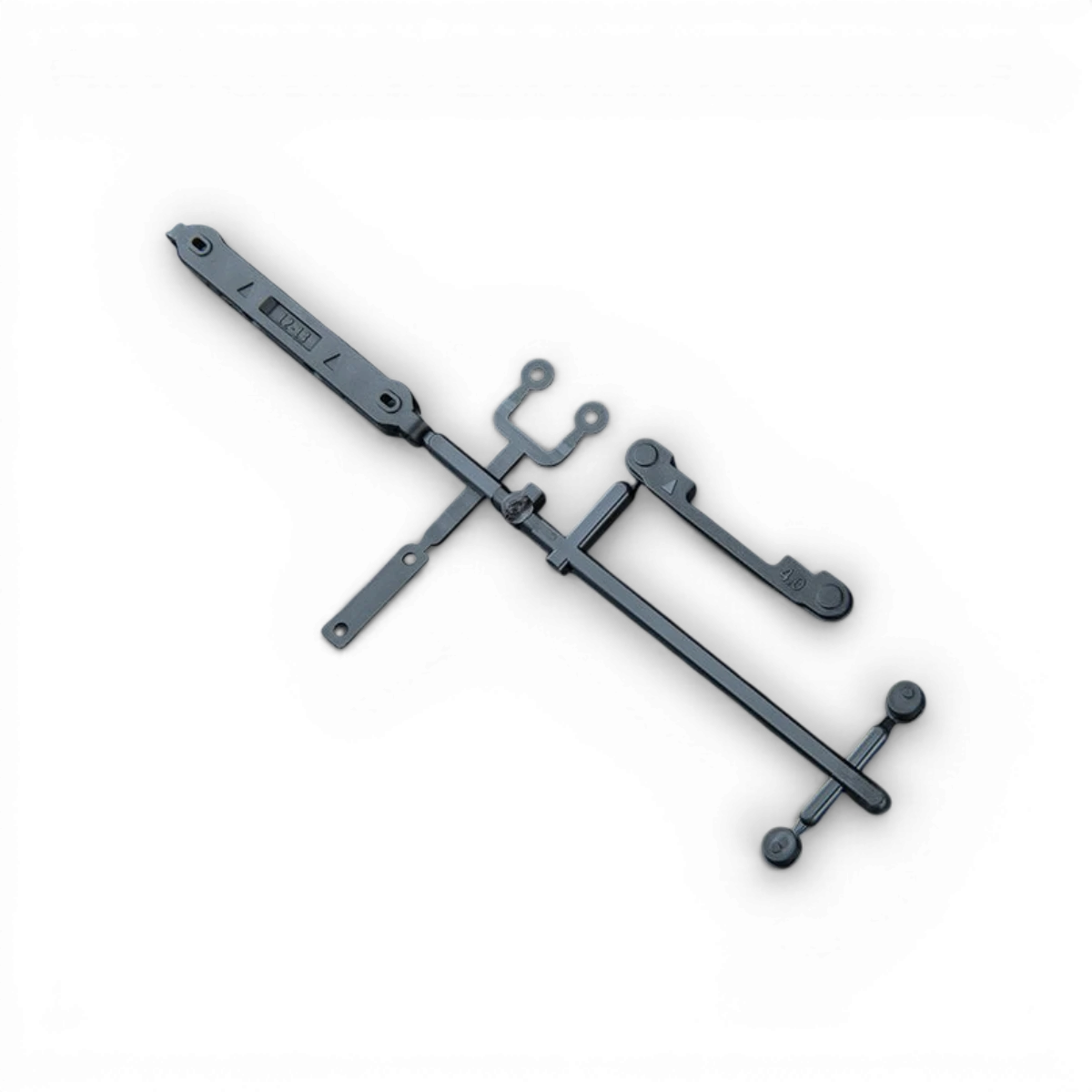 Support de suspension Set A RMX 4 de Max Speed Technology, pièce détachée pour moto, en métal noir avec fixation.