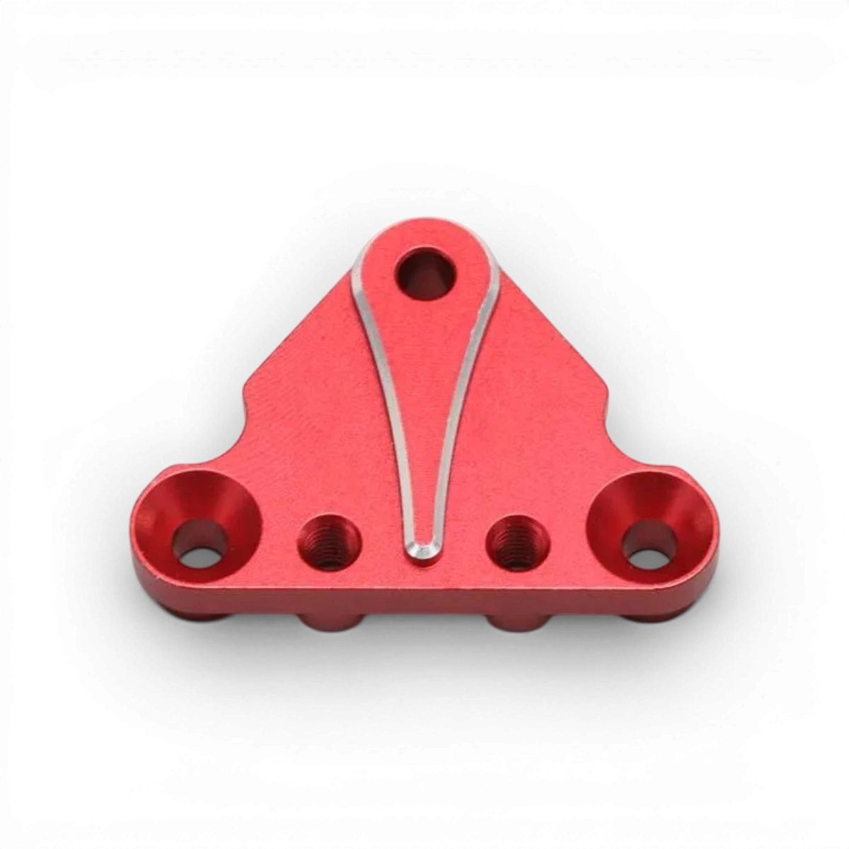 Support de direction pour glissière rouge, pièce détachée de la marque Team Yokomo pour modèles RC.