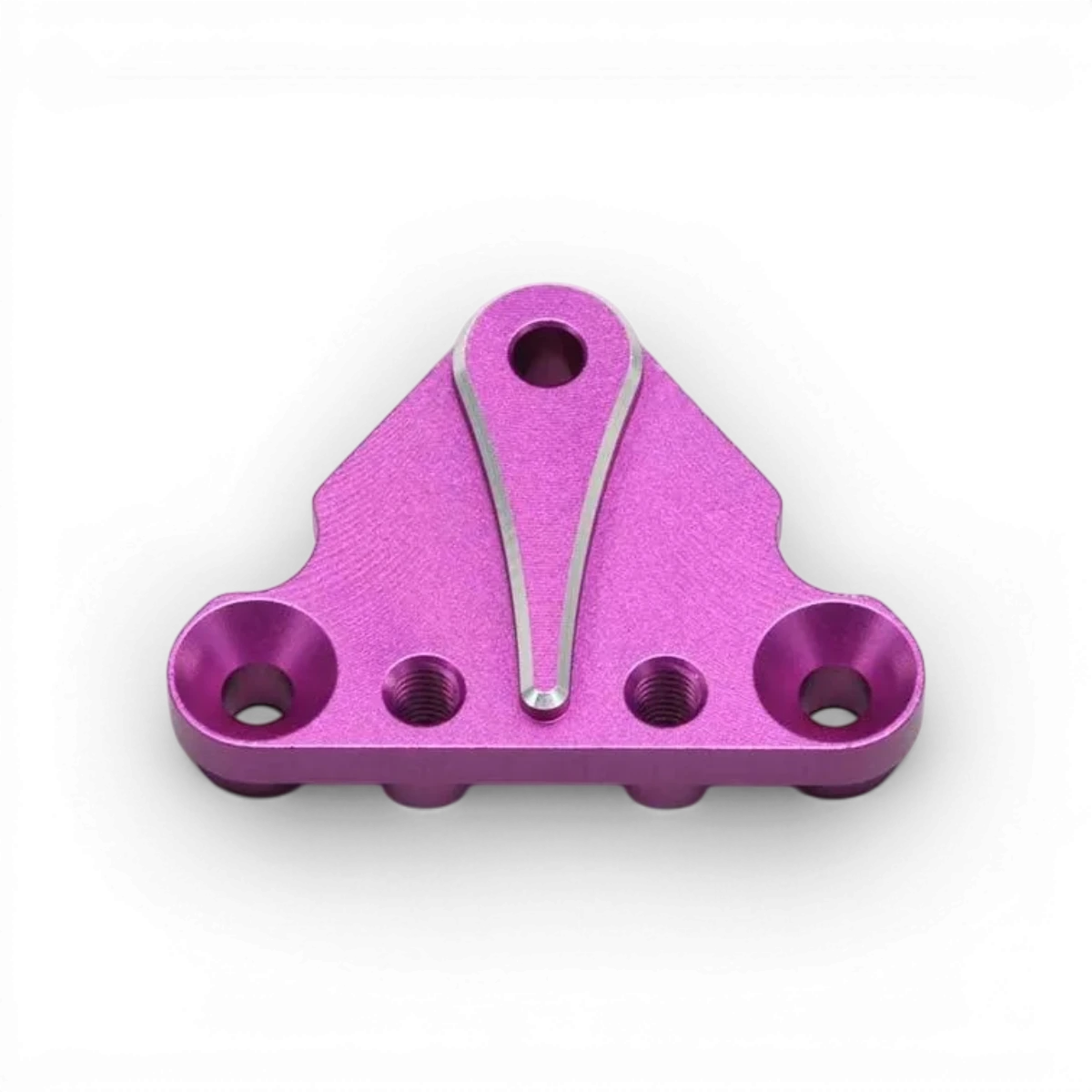 Support de direction pour glissière violet de Team Yokomo, pièce détachée pour modèle de drift.
