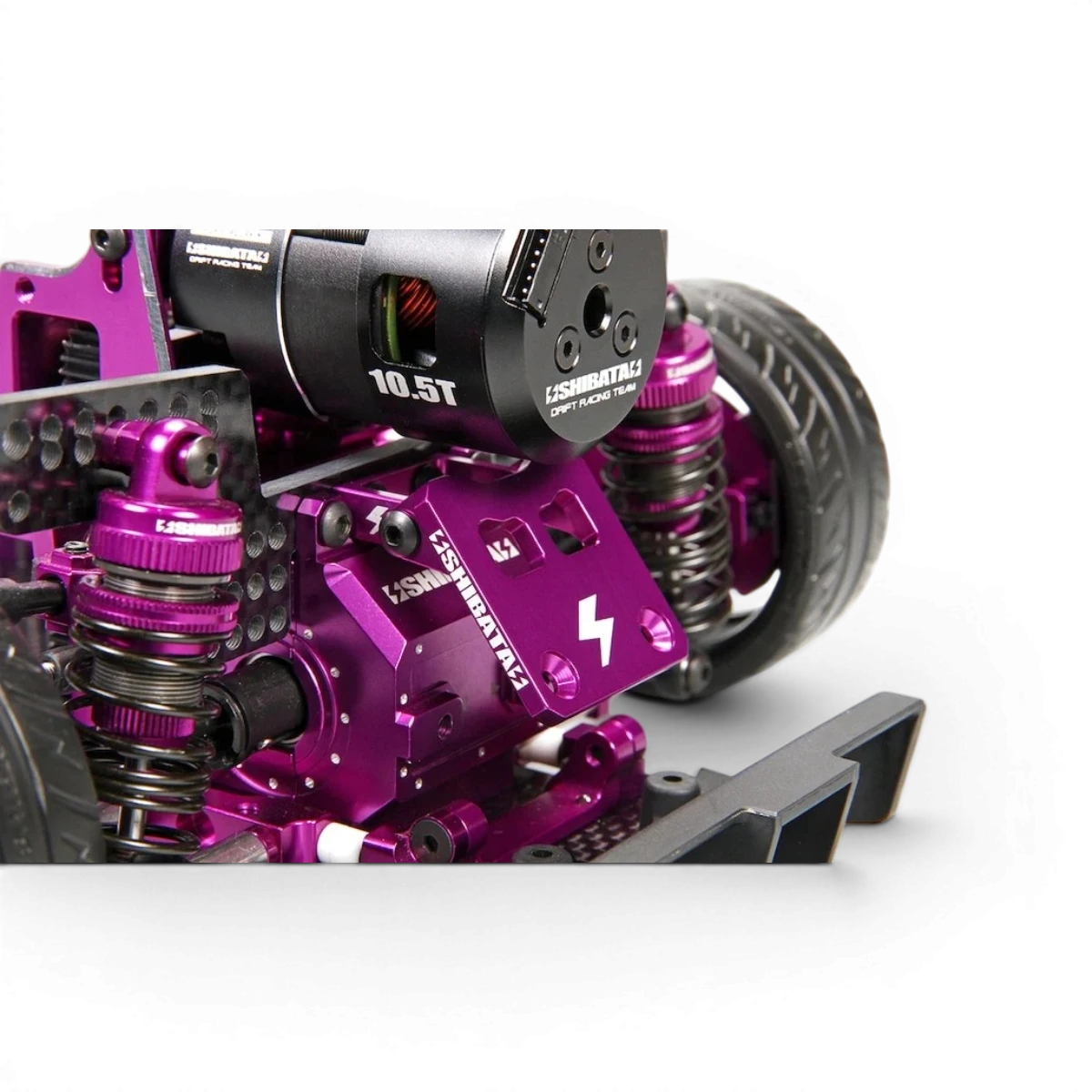 Support ESC arrière pour moto GRK SHIBATA, pièce détachée robuste pour améliorer la performance et la stabilité.