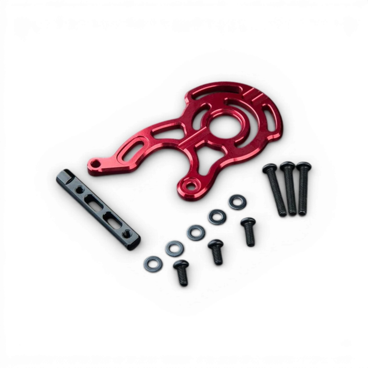 Support moteur en aluminium RMX 4 de Max Speed Technology, pièce détachée robuste pour moteur de véhicule.