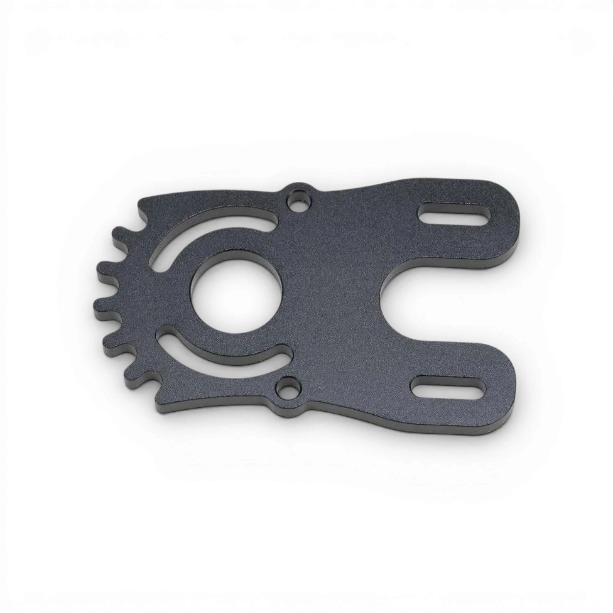 Support moteur SD 2.0 en aluminium pour pièces détachées Team Yokomo, visible avec fixation robuste et finition métallique.