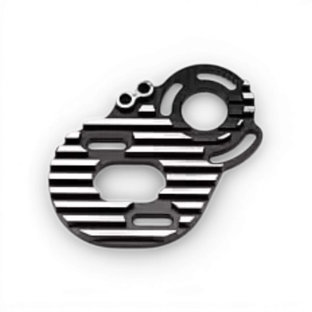 Support moteur spécial en aluminium pour voiture RC Team Yokomo, pièce détachée robuste et légère pour modèles RC.