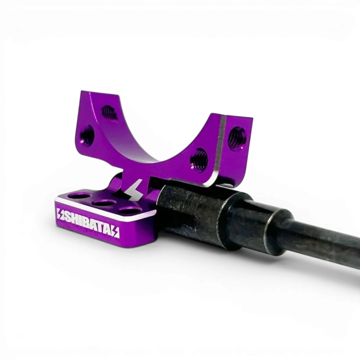 Support pour ventilateurs multiples SHIBATA Ver.2, pièce détachée pour montage de ventilateurs, en métal noir.