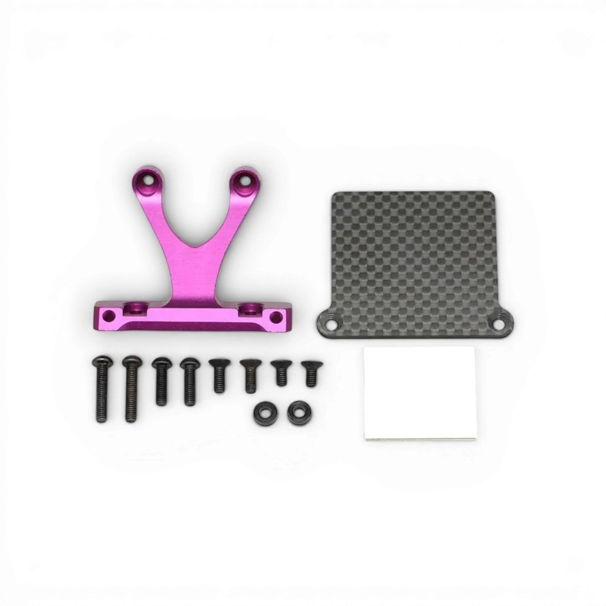 Support variateur violet pour série YD2 Team Yokomo, pièce détachée pour montage de voitures RC.