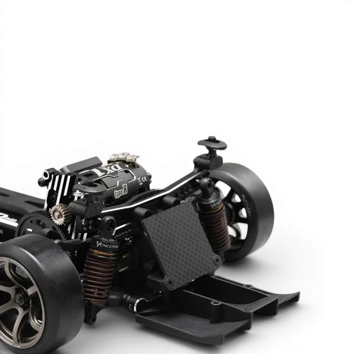 Support variateur YD2 de la série Team Yokomo, pièce détachée pour voiture RC Y2 Rema DriftParadiz, en image.