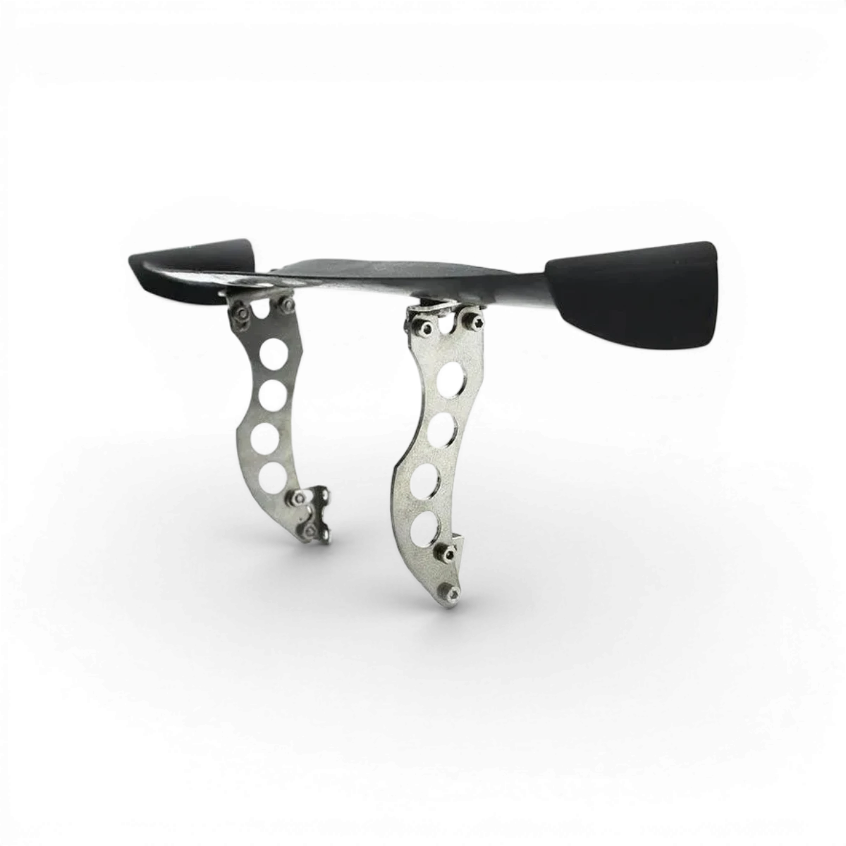 Support d’aileron STL11 en inox de la marque Src Sideways RC, montré en détail dans cette image.