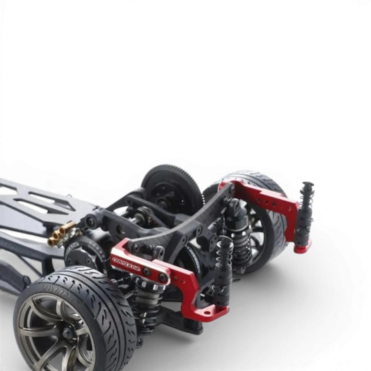 Support de carrosserie arrière en aluminium pour GALM, marque Overdose, couleur rouge, pièce détachée pour voiture de drift.