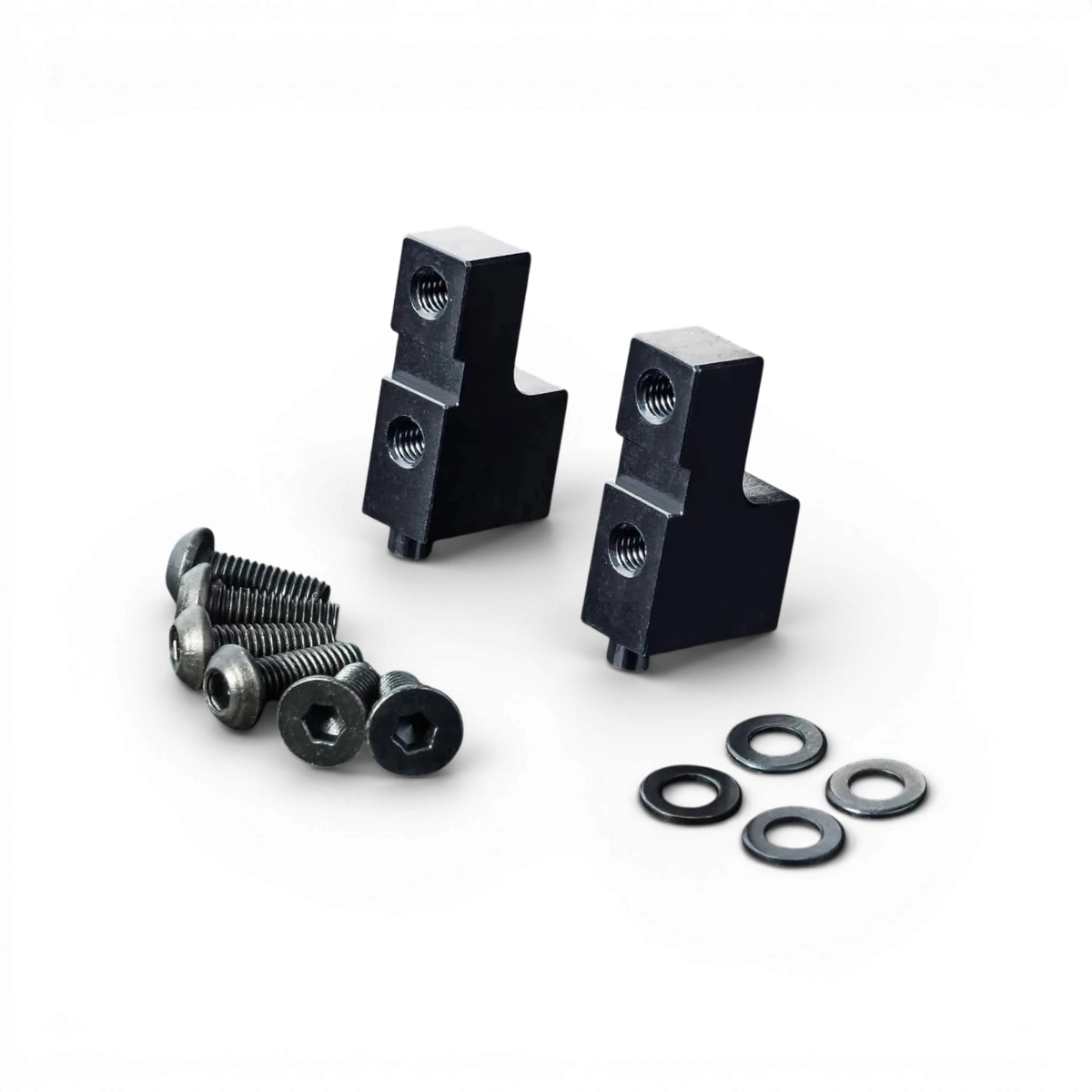 Support de servo noir de la marque Max Speed Technology, pièce détachée pour modélisme et robots.