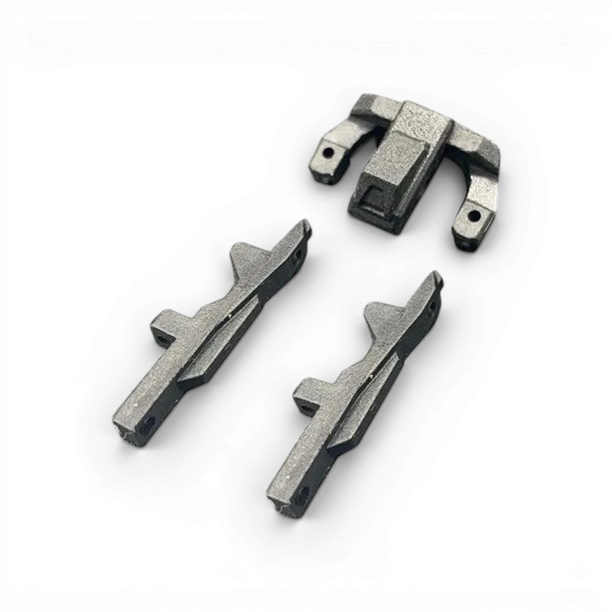Support de triangles supérieur BMR-X de BM Racing pour renforts de suspension, en métal robuste, monté sur un véhicule.