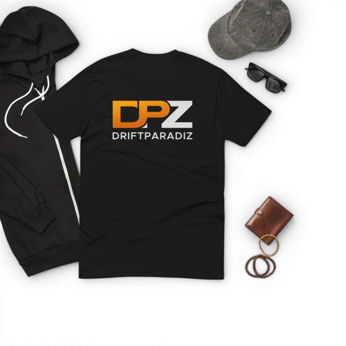 T-shirt DPZ 2024 de la marque Vendor Unknown, vêtement en coton avec logo DPZ 2024 imprimé blanc et noir.