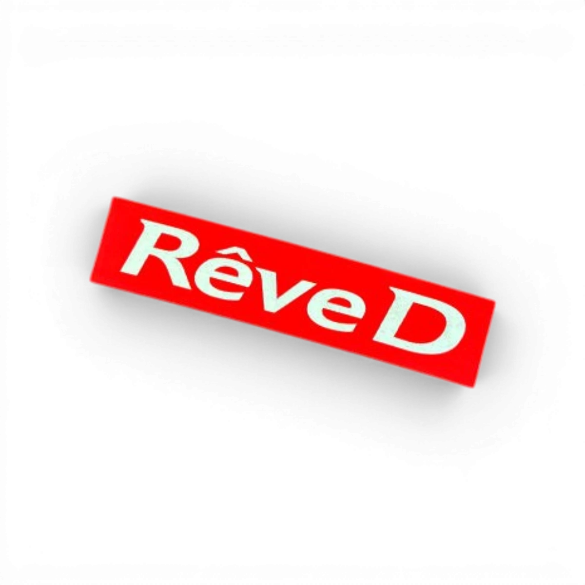 T-shirt officiel Team Rêve d 2025, vêtement d'équipe avec logo, en coton blanc, porté sur mannequin, vue de face.