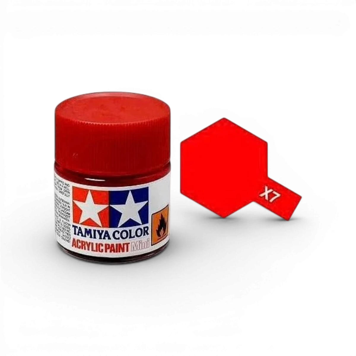 peinture Rouge Brillant X7