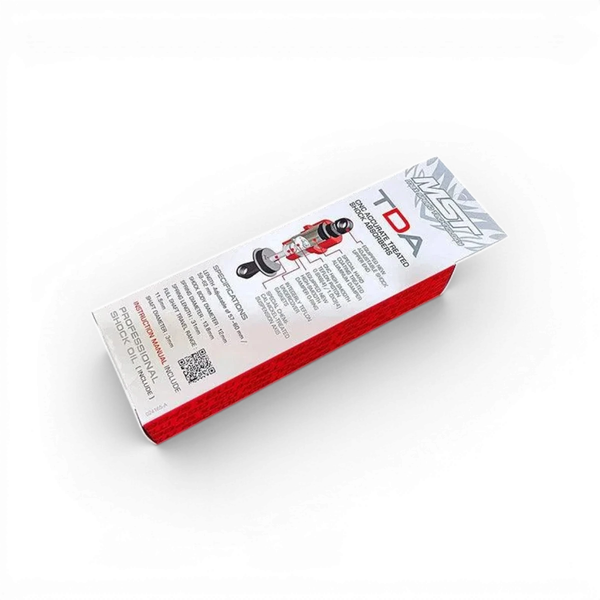 Amortisseurs en aluminium noirs réglables de Max Speed Technology, pièce détachée pour véhicule.