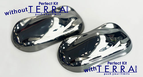 Kit de maquillage TERRA KROME Perfect de Show UP avec pinceaux et produits pour un look complet.