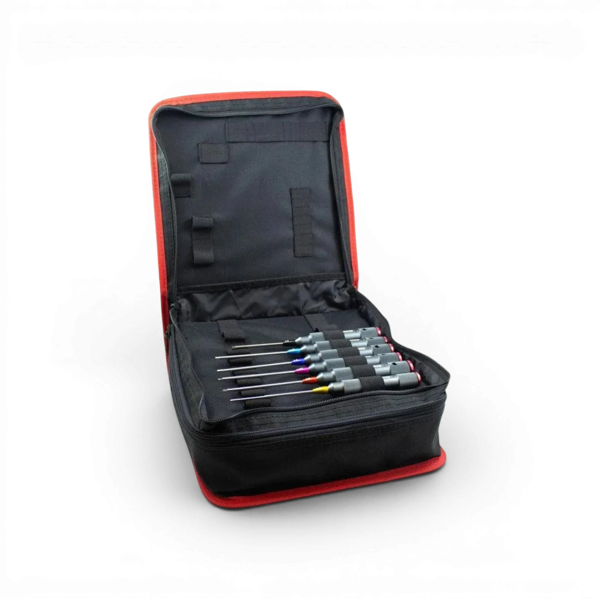 Sac à outils Ultimate complet avec 6 outils, pratique et robuste, idéal pour bricolage et travaux de réparation.